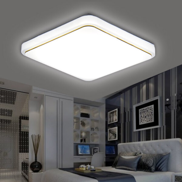 Simple Square Lighting Ceiling Lamp, Living Room Bedroom Lighting Ceiling Lamp - Image 7