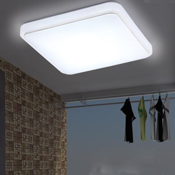 Simple Square Lighting Ceiling Lamp, Living Room Bedroom Lighting Ceiling Lamp - Image 3